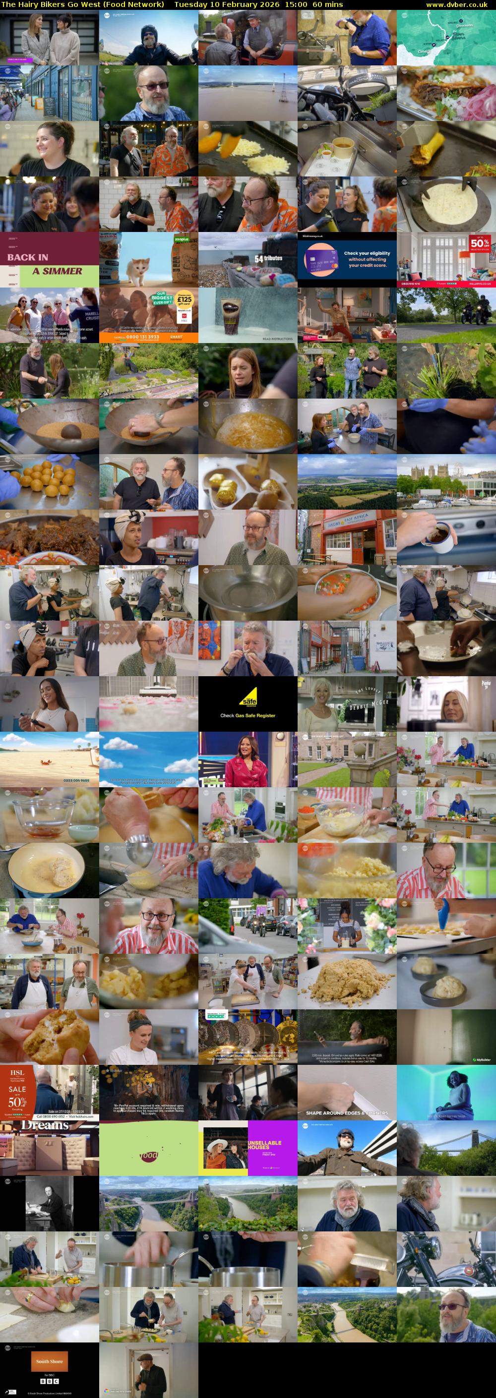 The Hairy Bikers Go West (Food Network) Tuesday 10 February 2026 15:00 - 16:00