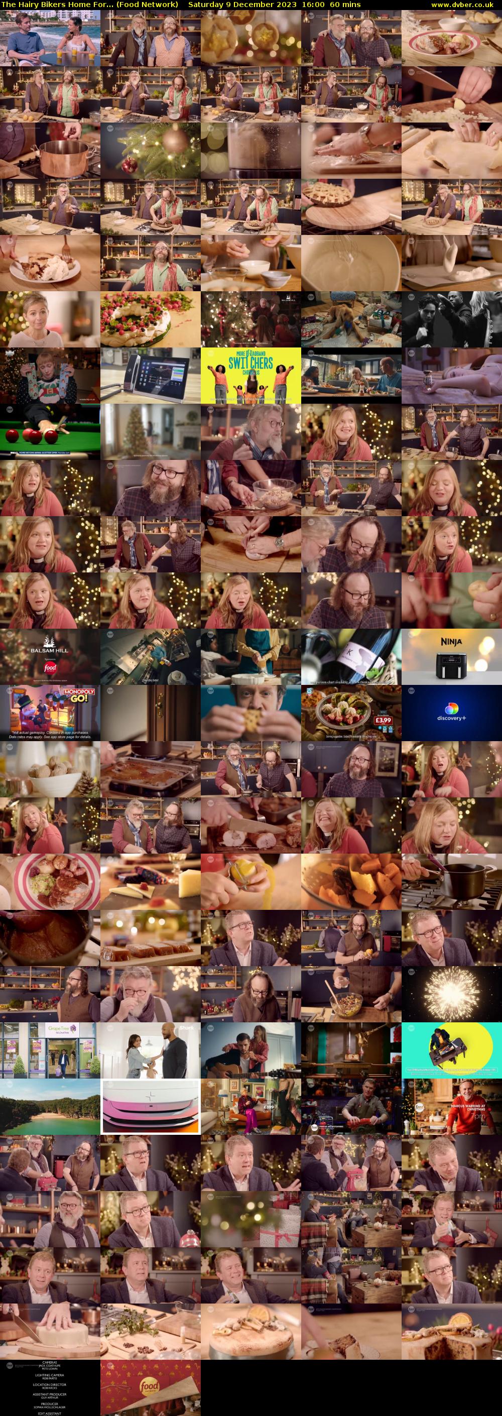The Hairy Bikers Home For... (Food Network) Saturday 9 December 2023 16:00 - 17:00