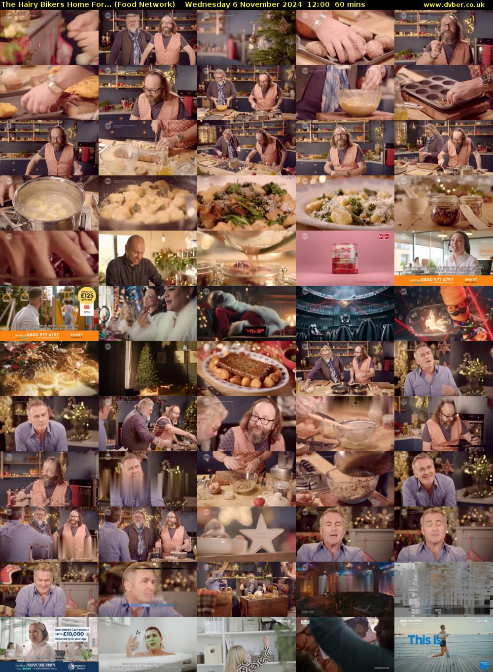The Hairy Bikers Home For... (Food Network) Wednesday 6 November 2024 12:00 - 13:00