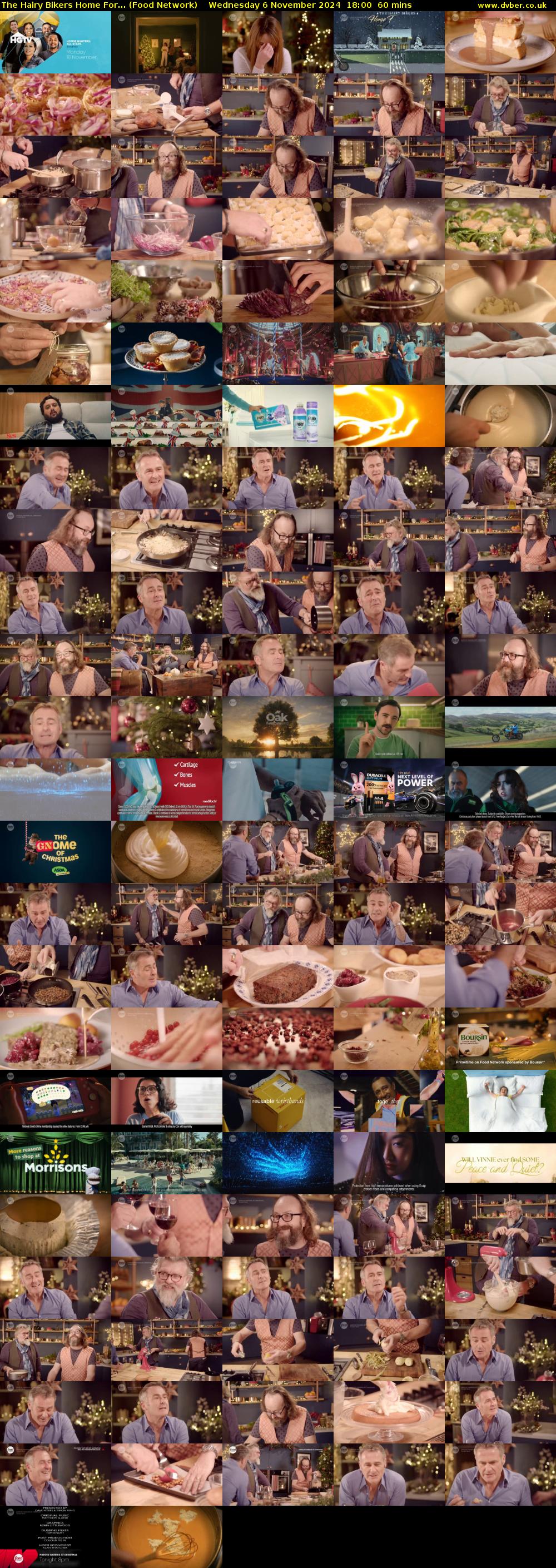 The Hairy Bikers Home For... (Food Network) Wednesday 6 November 2024 18:00 - 19:00