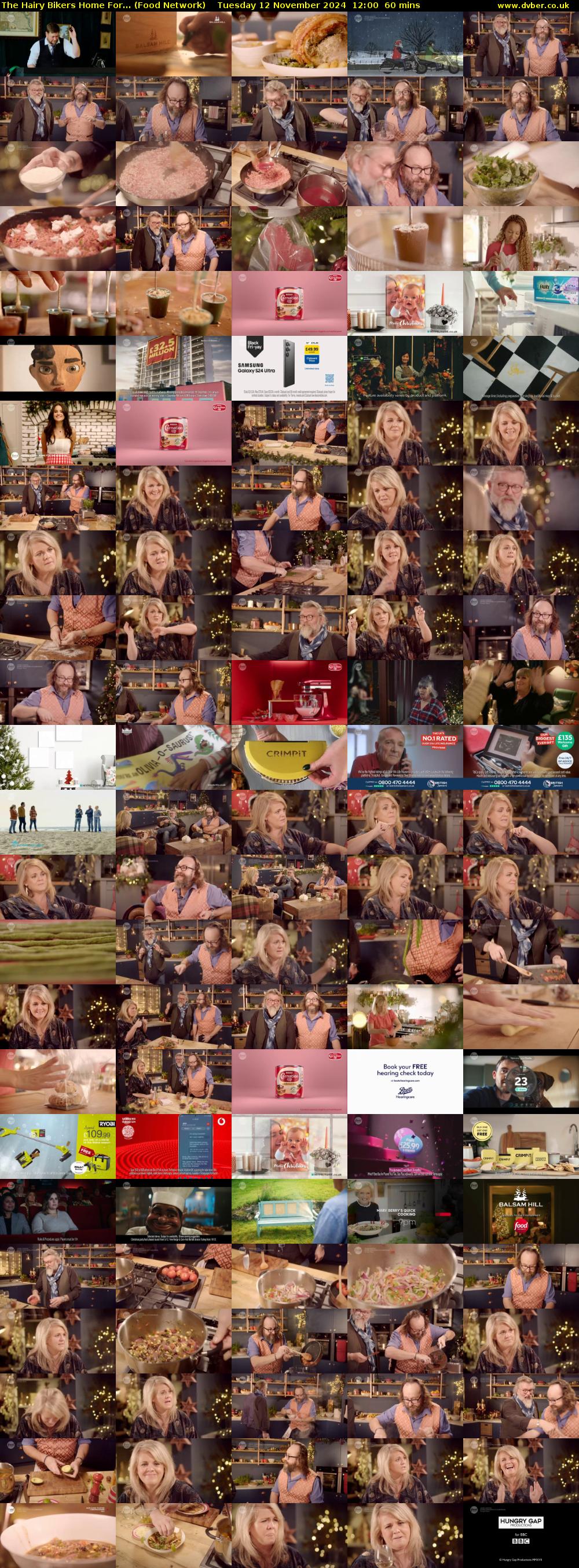 The Hairy Bikers Home For... (Food Network) Tuesday 12 November 2024 12:00 - 13:00