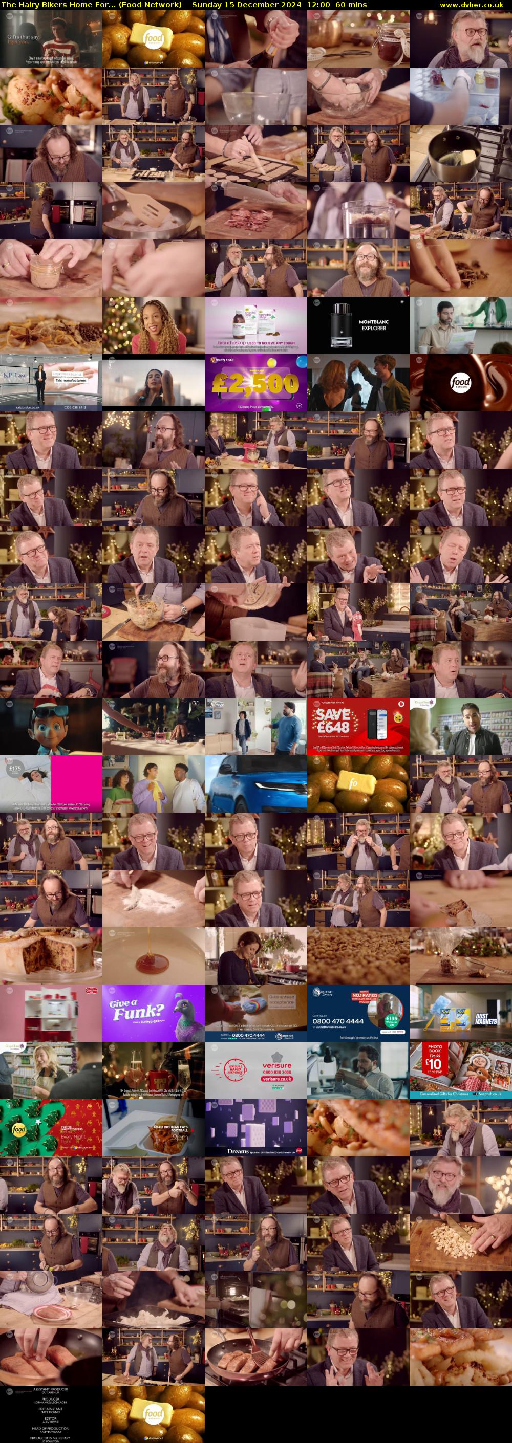 The Hairy Bikers Home For... (Food Network) Sunday 15 December 2024 12:00 - 13:00
