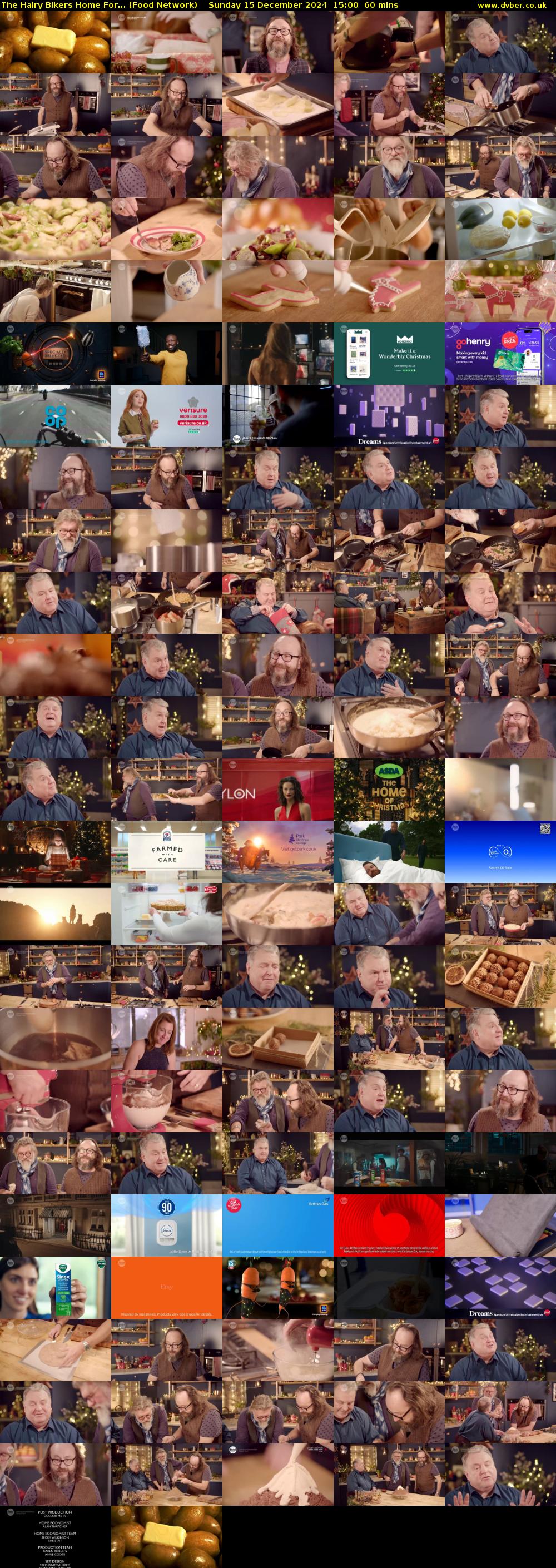 The Hairy Bikers Home For... (Food Network) Sunday 15 December 2024 15:00 - 16:00