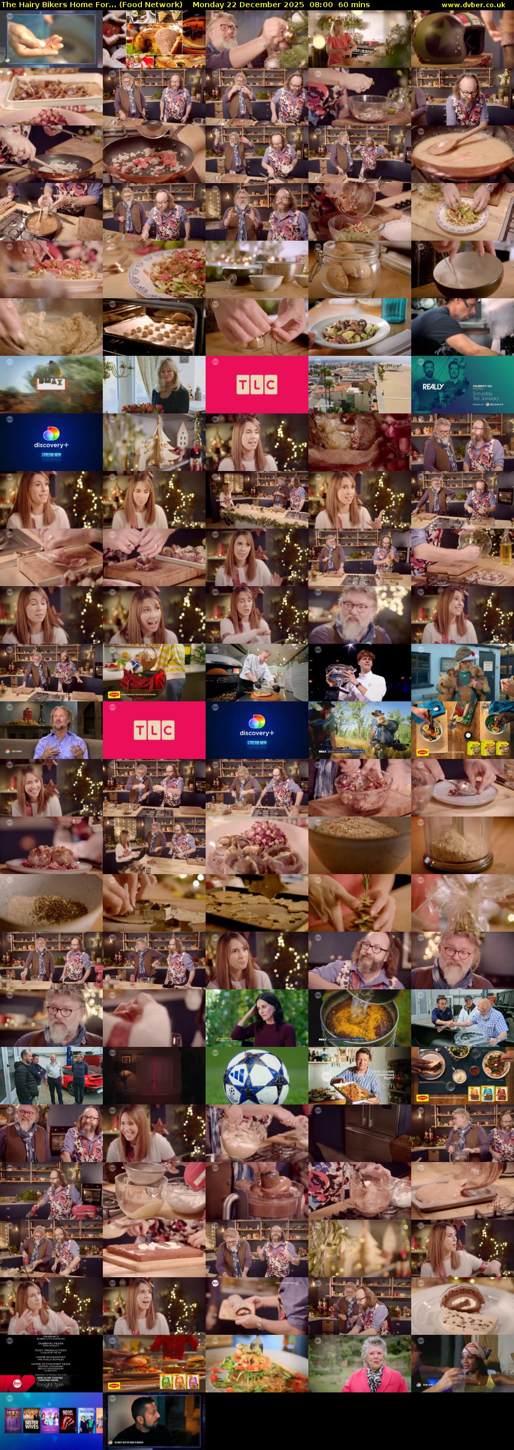 The Hairy Bikers Home For... (Food Network) Monday 22 December 2025 08:00 - 09:00