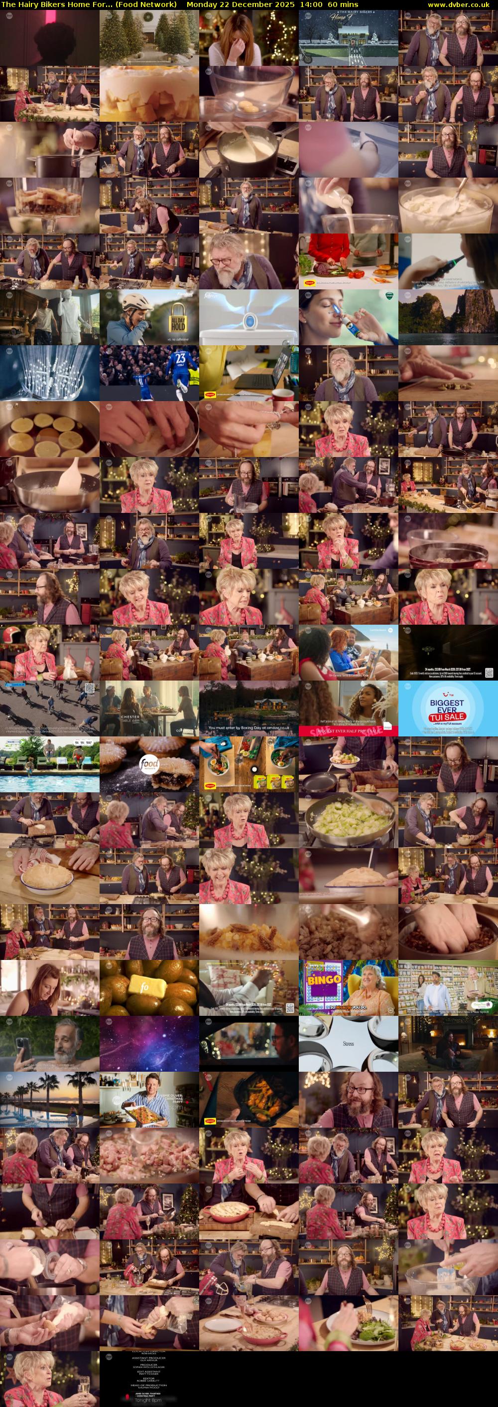 The Hairy Bikers Home For... (Food Network) Monday 22 December 2025 14:00 - 15:00