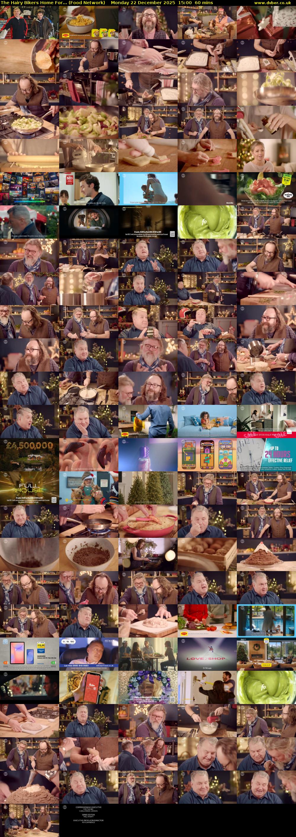 The Hairy Bikers Home For... (Food Network) Monday 22 December 2025 15:00 - 16:00