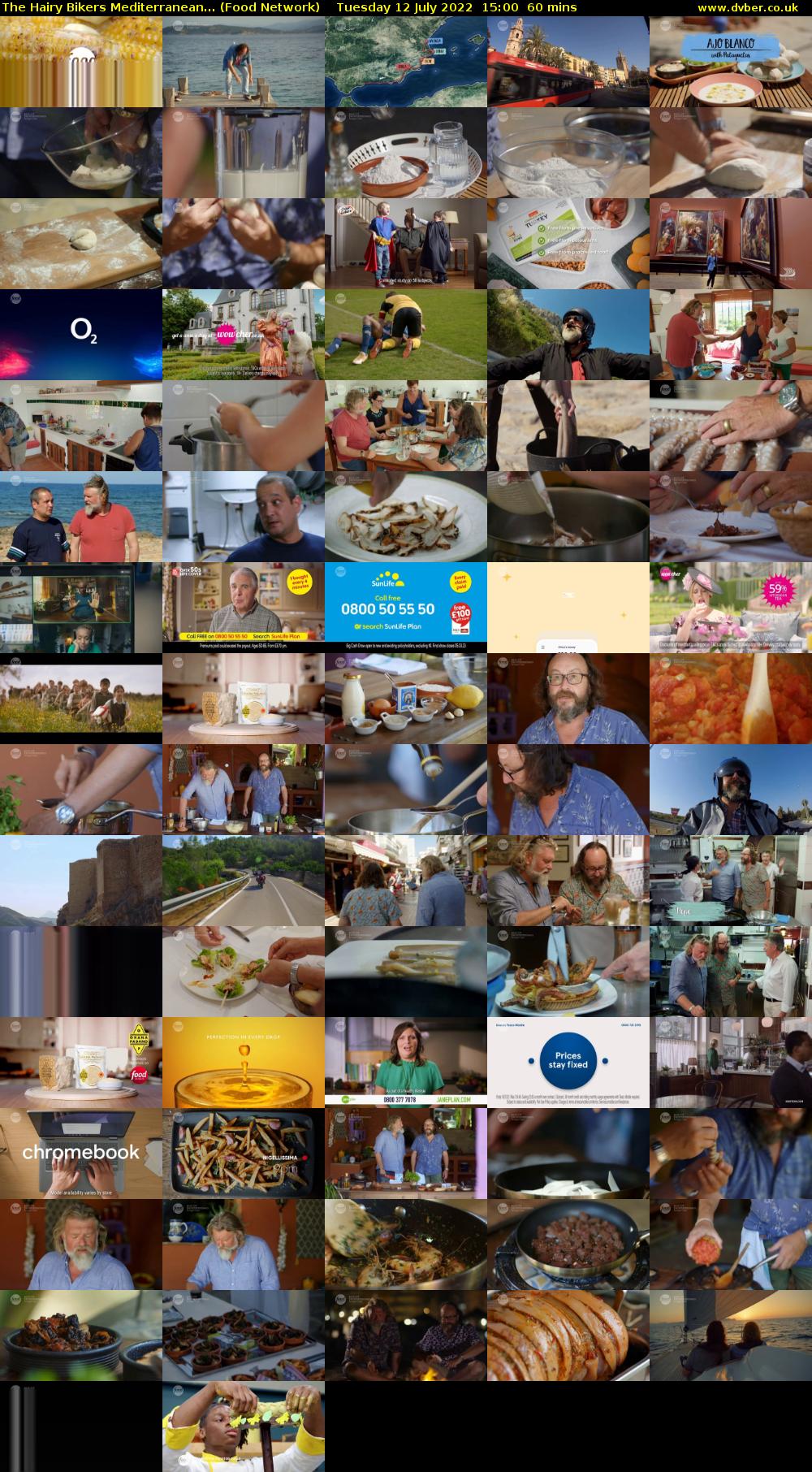 The Hairy Bikers Mediterranean... (Food Network) Tuesday 12 July 2022 15:00 - 16:00