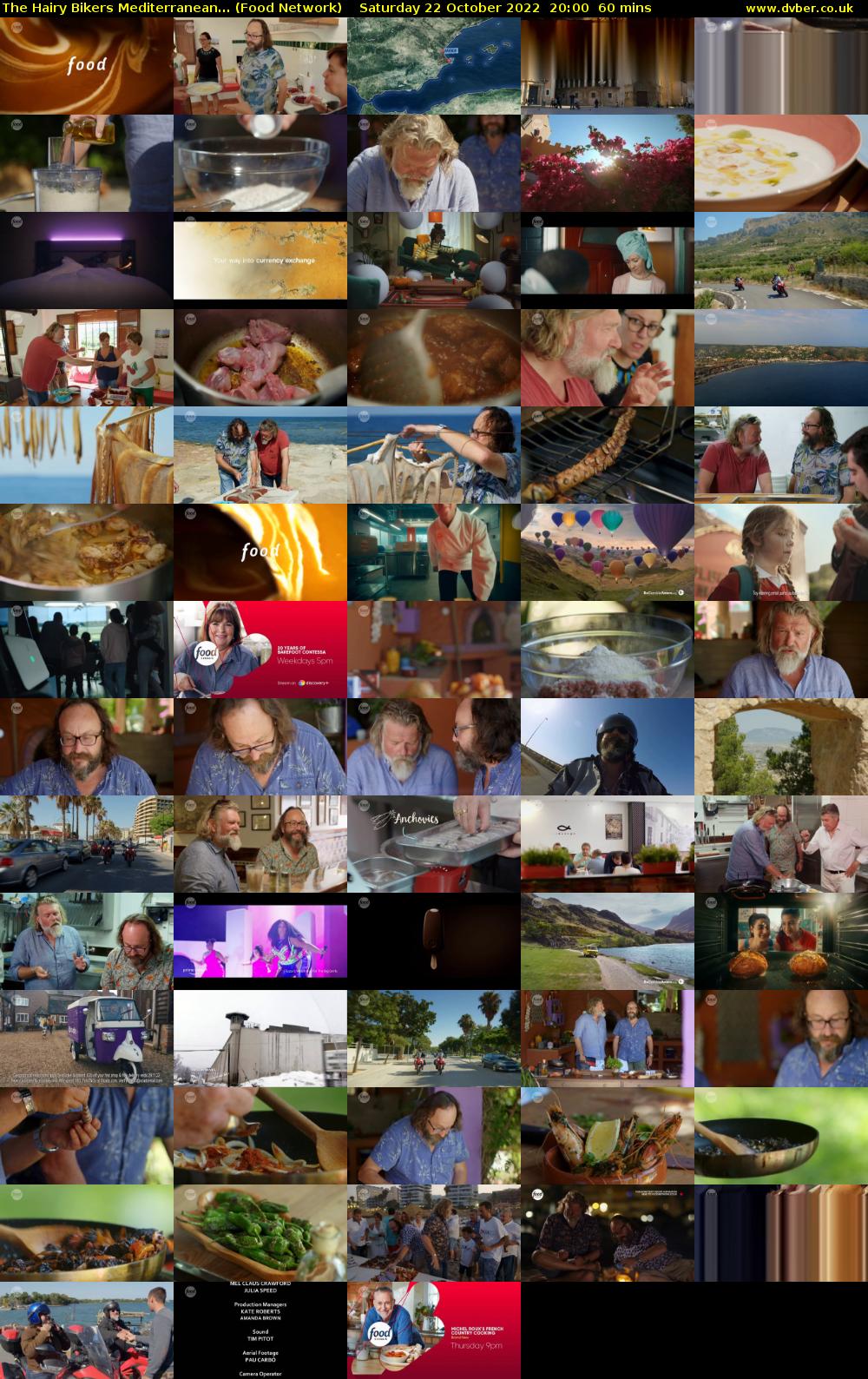 The Hairy Bikers Mediterranean... (Food Network) Saturday 22 October 2022 20:00 - 21:00