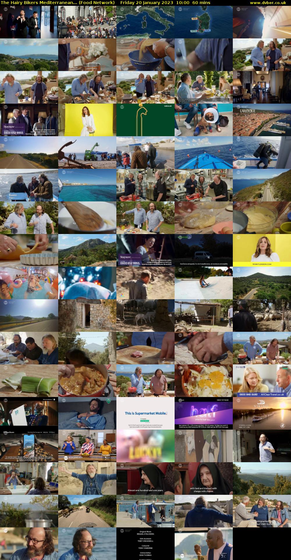 The Hairy Bikers Mediterranean... (Food Network) Friday 20 January 2023 10:00 - 11:00