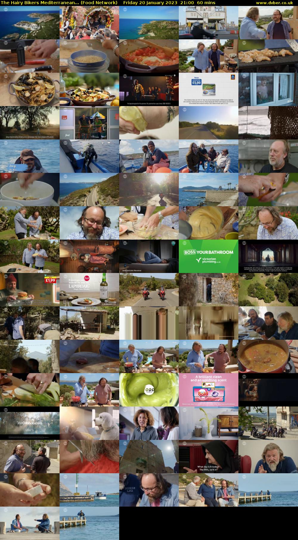 The Hairy Bikers Mediterranean... (Food Network) Friday 20 January 2023 21:00 - 22:00