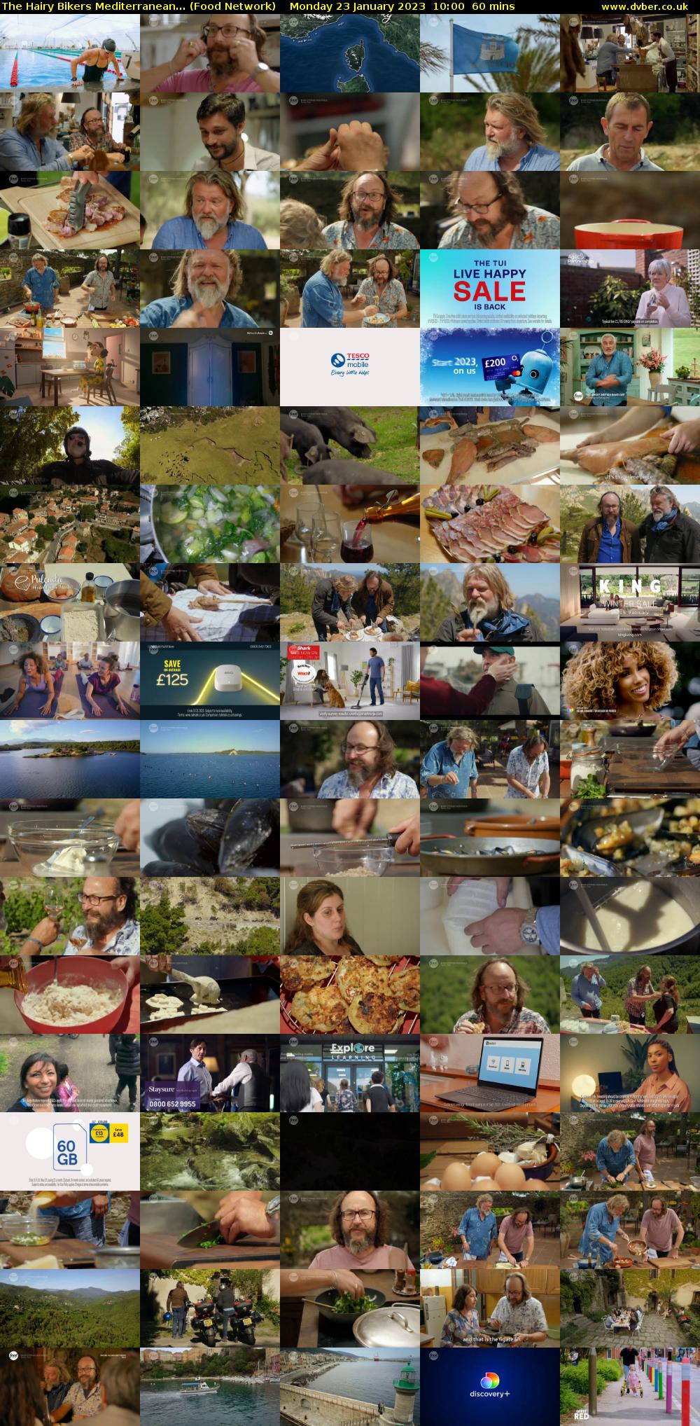 The Hairy Bikers Mediterranean... (Food Network) Monday 23 January 2023 10:00 - 11:00