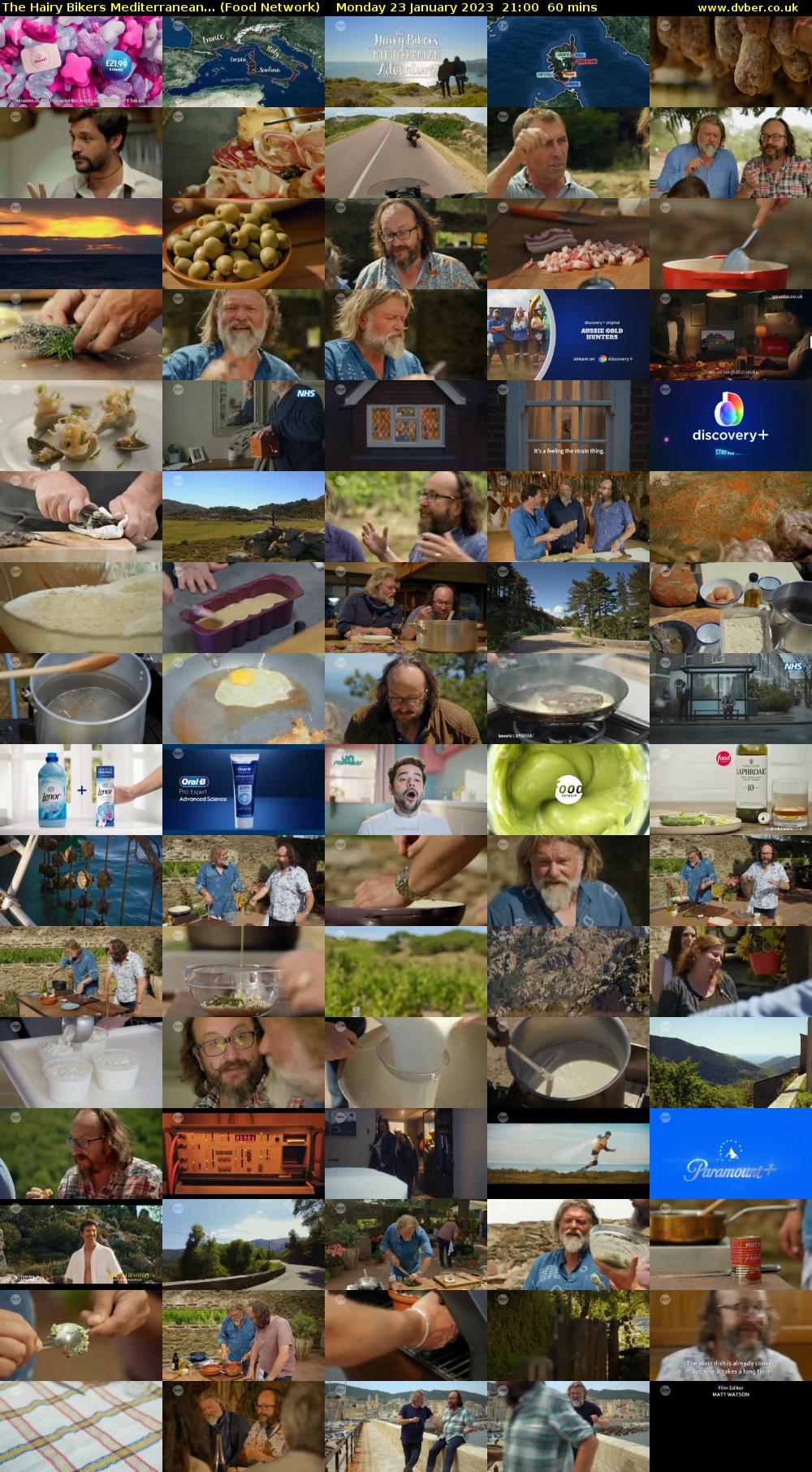 The Hairy Bikers Mediterranean... (Food Network) Monday 23 January 2023 21:00 - 22:00