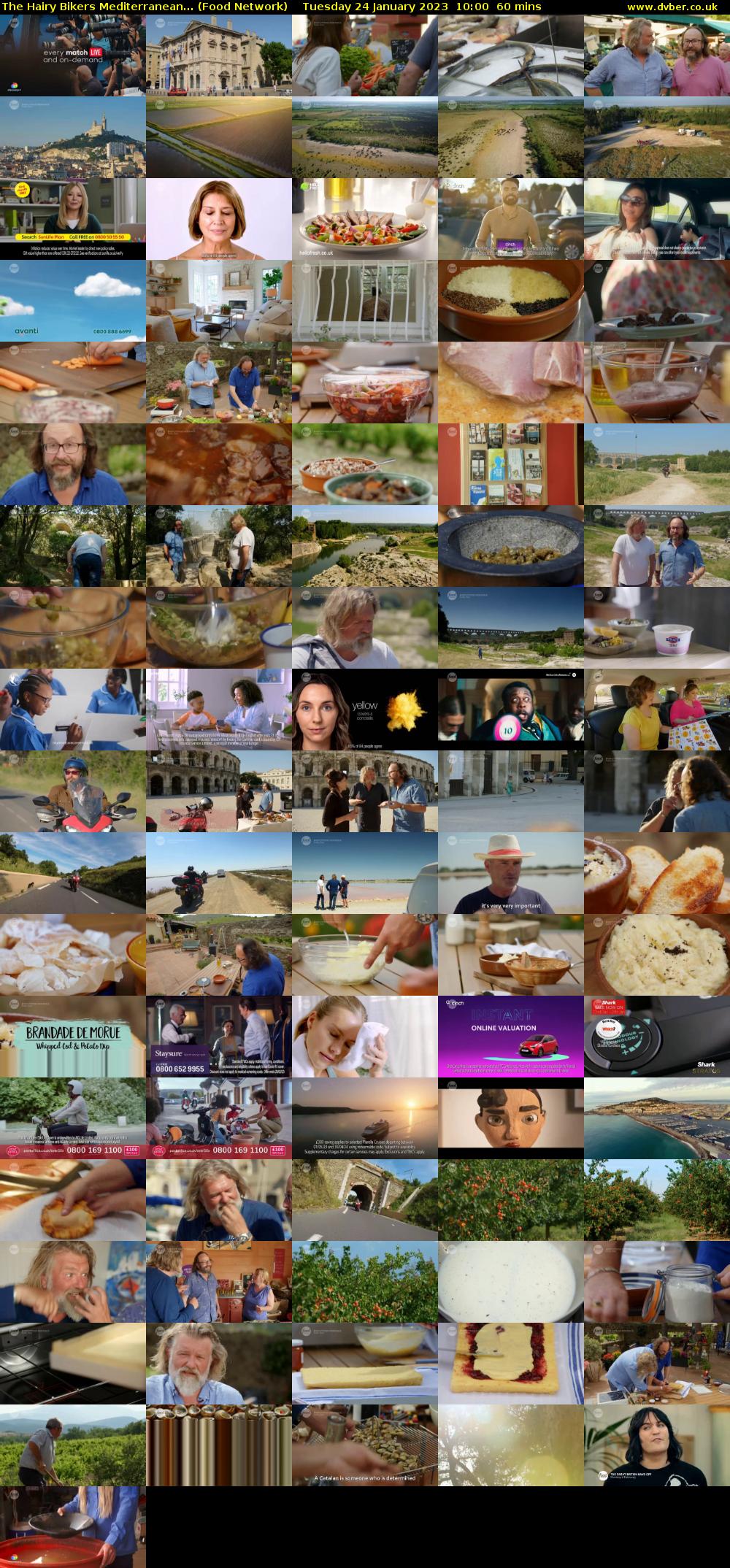 The Hairy Bikers Mediterranean... (Food Network) Tuesday 24 January 2023 10:00 - 11:00