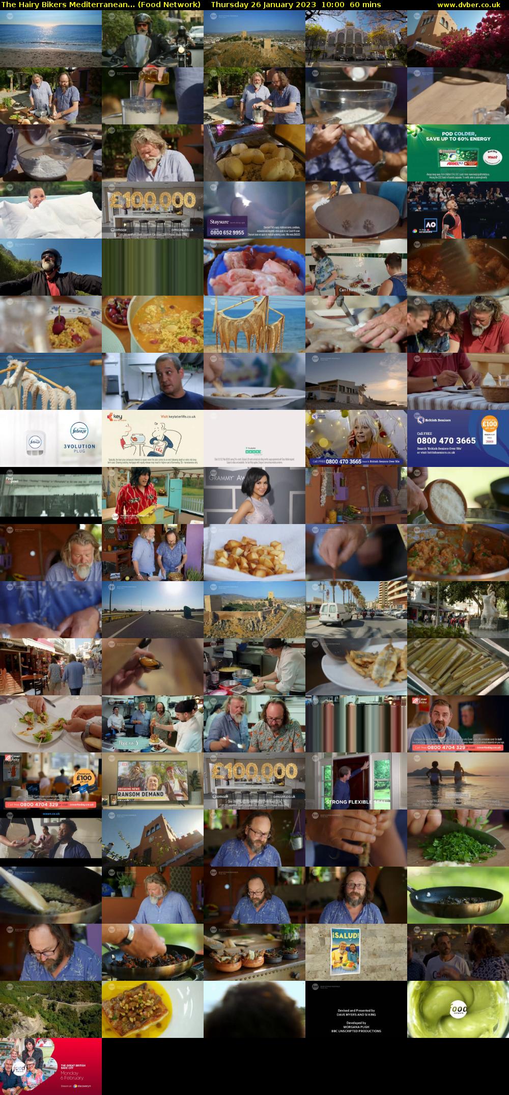 The Hairy Bikers Mediterranean... (Food Network) Thursday 26 January 2023 10:00 - 11:00