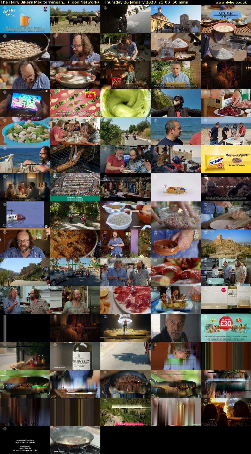 The Hairy Bikers Mediterranean... (Food Network) Thursday 26 January 2023 21:00 - 22:00