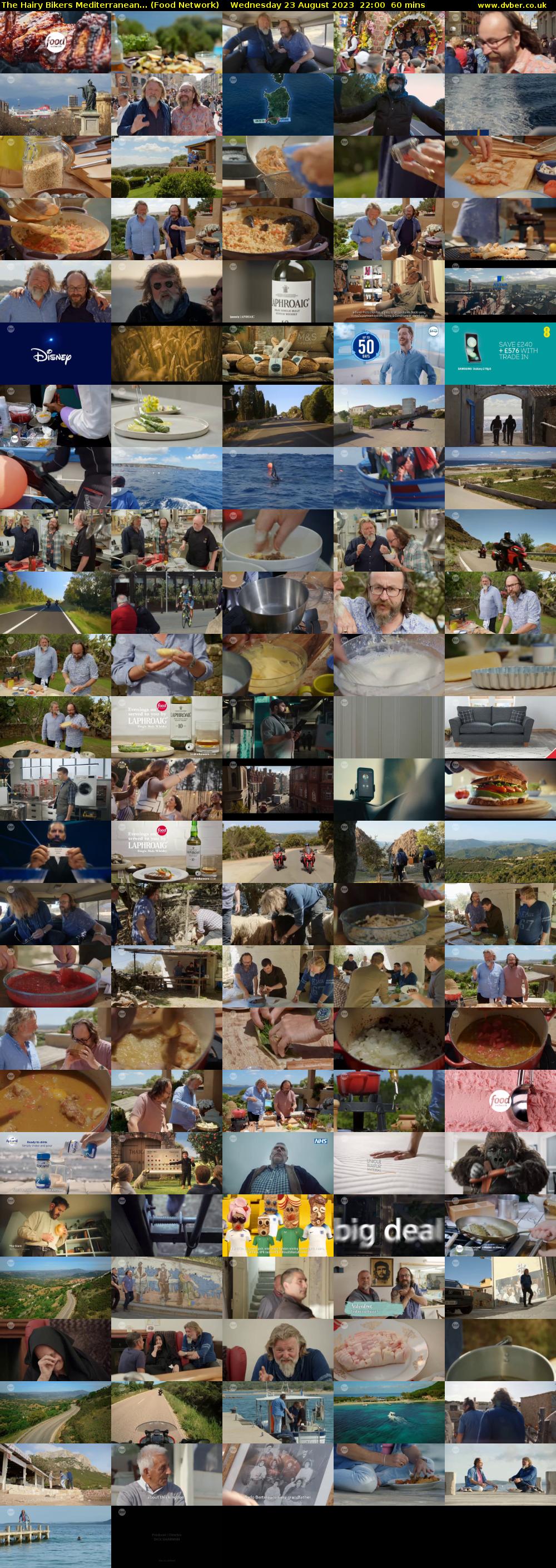 The Hairy Bikers Mediterranean... (Food Network) Wednesday 23 August 2023 22:00 - 23:00