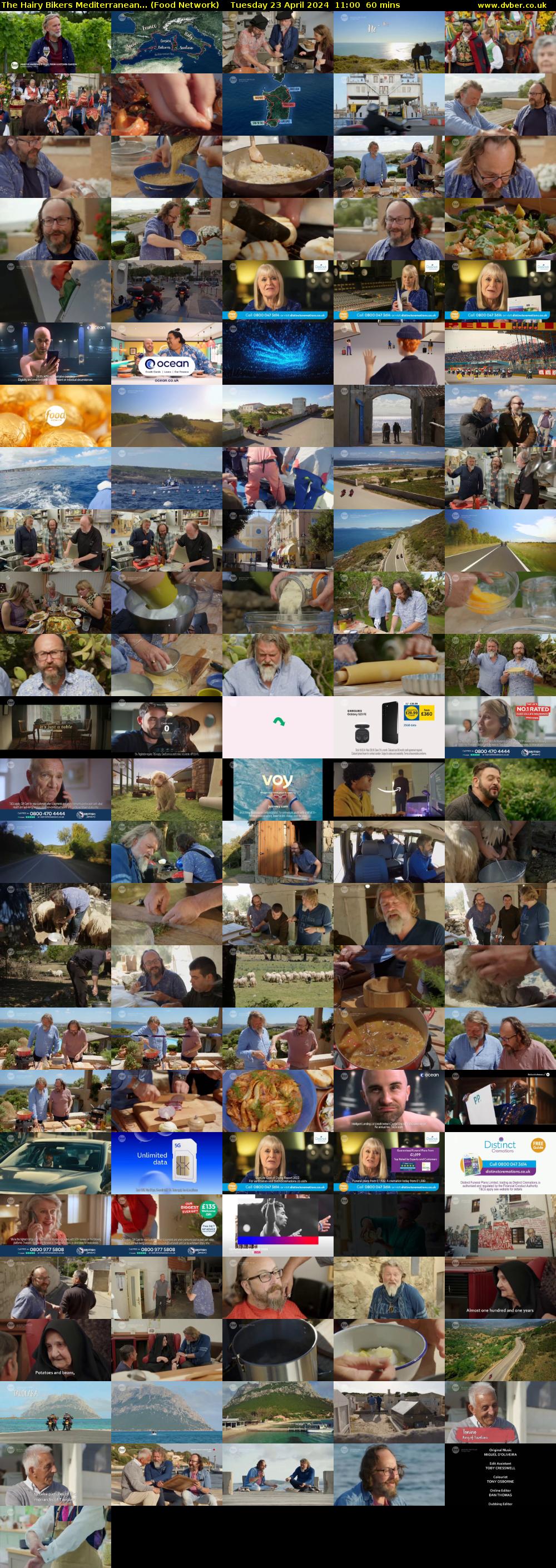 The Hairy Bikers Mediterranean... (Food Network) Tuesday 23 April 2024 11:00 - 12:00