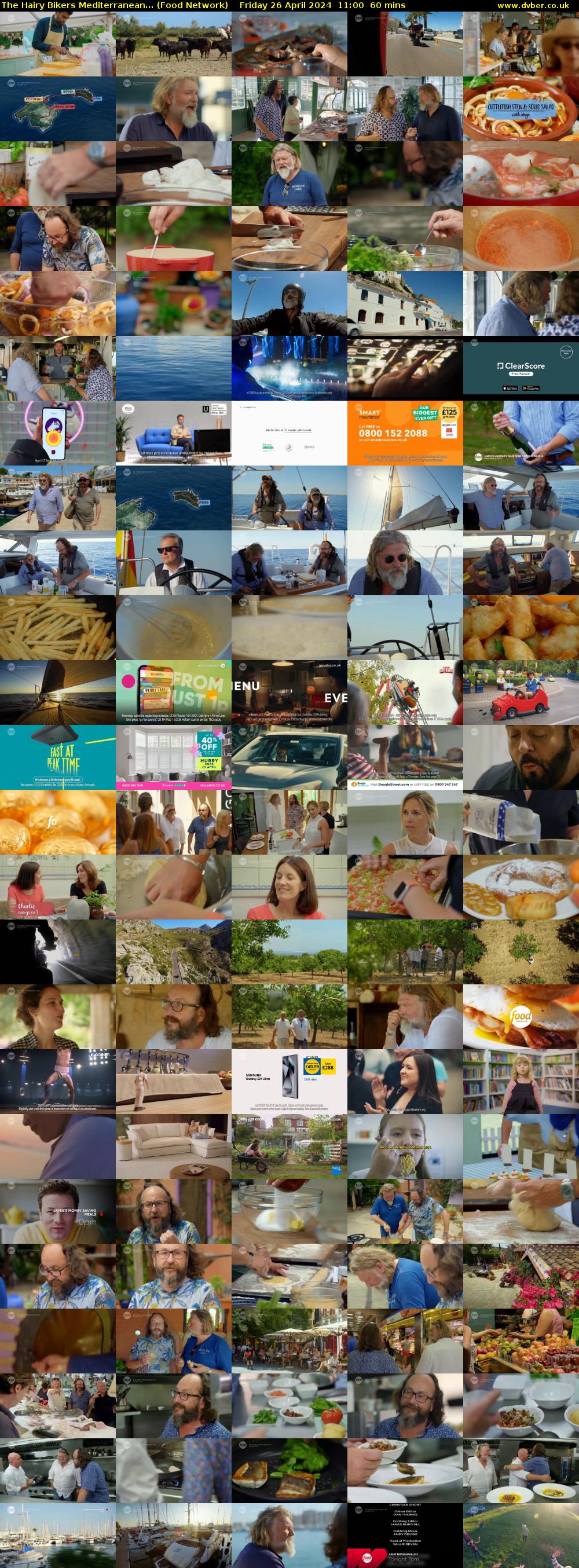 The Hairy Bikers Mediterranean... (Food Network) Friday 26 April 2024 11:00 - 12:00