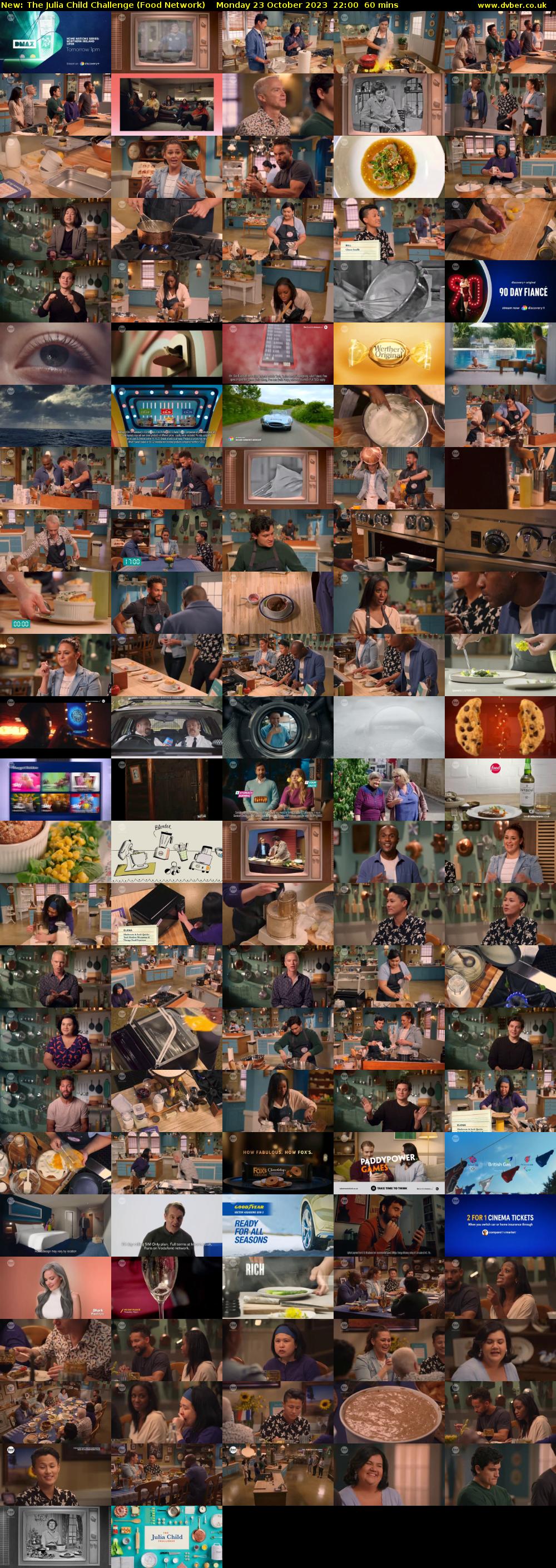 The Julia Child Challenge (Food Network) Monday 23 October 2023 22:00 - 23:00
