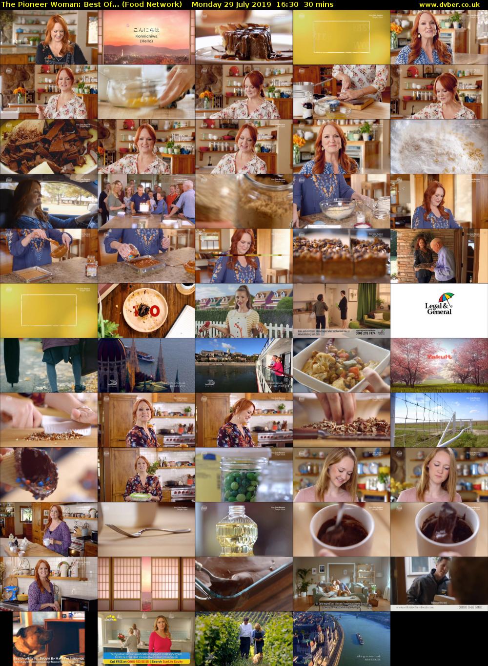 The Pioneer Woman: Best Of... (Food Network) Monday 29 July 2019 16:30 - 17:00