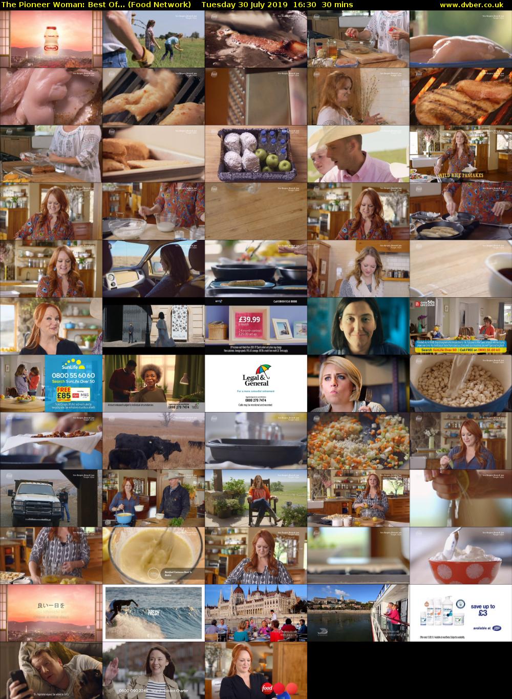 The Pioneer Woman: Best Of... (Food Network) Tuesday 30 July 2019 16:30 - 17:00