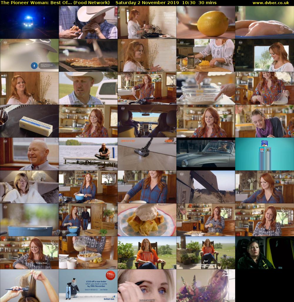 The Pioneer Woman: Best Of... (Food Network) Saturday 2 November 2019 10:30 - 11:00
