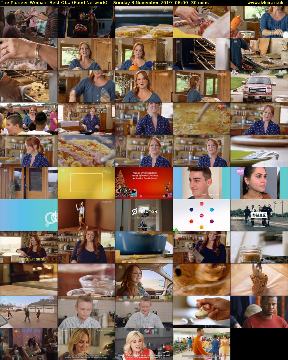 The Pioneer Woman: Best Of... (Food Network) Sunday 3 November 2019 08:00 - 08:30