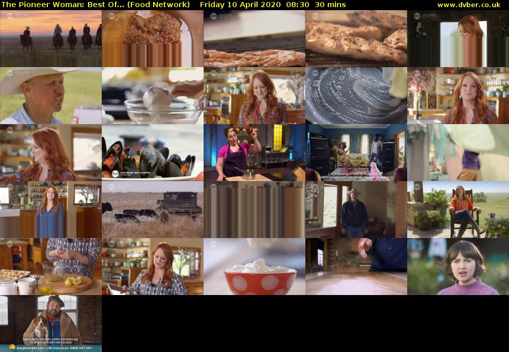 The Pioneer Woman: Best Of... (Food Network) Friday 10 April 2020 08:30 - 09:00