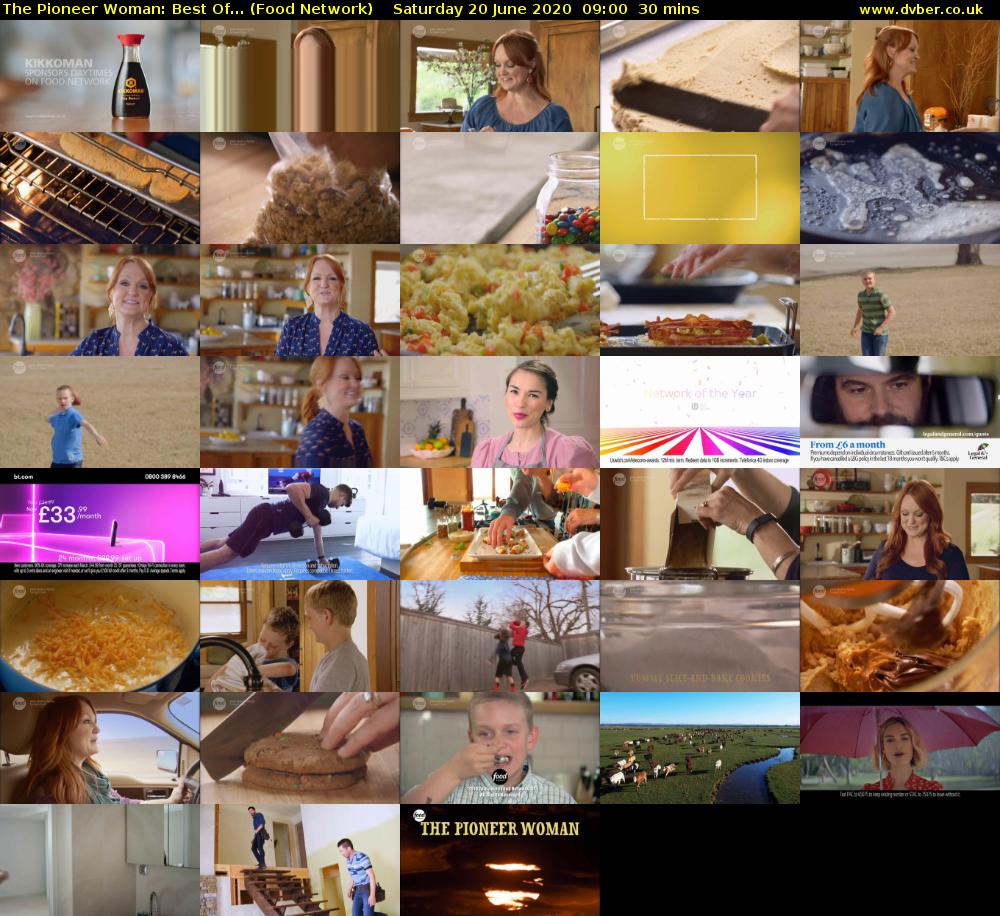 The Pioneer Woman: Best Of... (Food Network) Saturday 20 June 2020 09:00 - 09:30