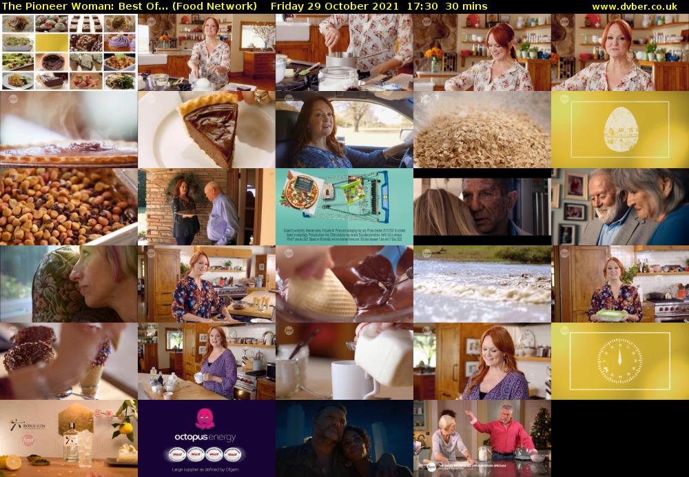 The Pioneer Woman: Best Of... (Food Network) Friday 29 October 2021 17:30 - 18:00