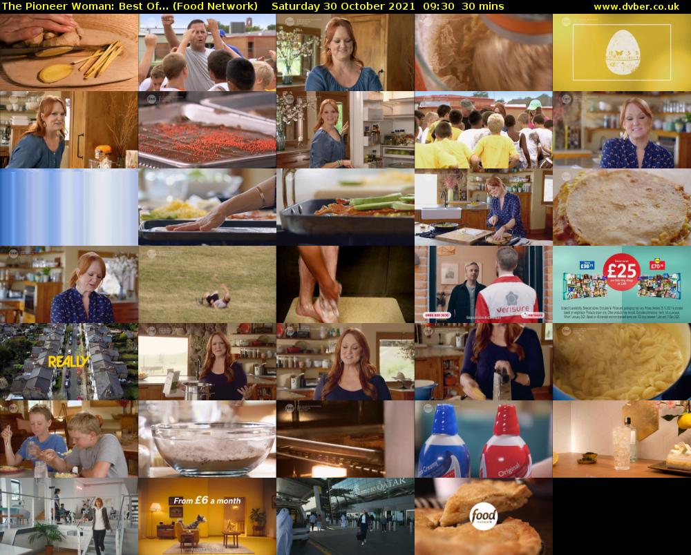 The Pioneer Woman: Best Of... (Food Network) Saturday 30 October 2021 09:30 - 10:00