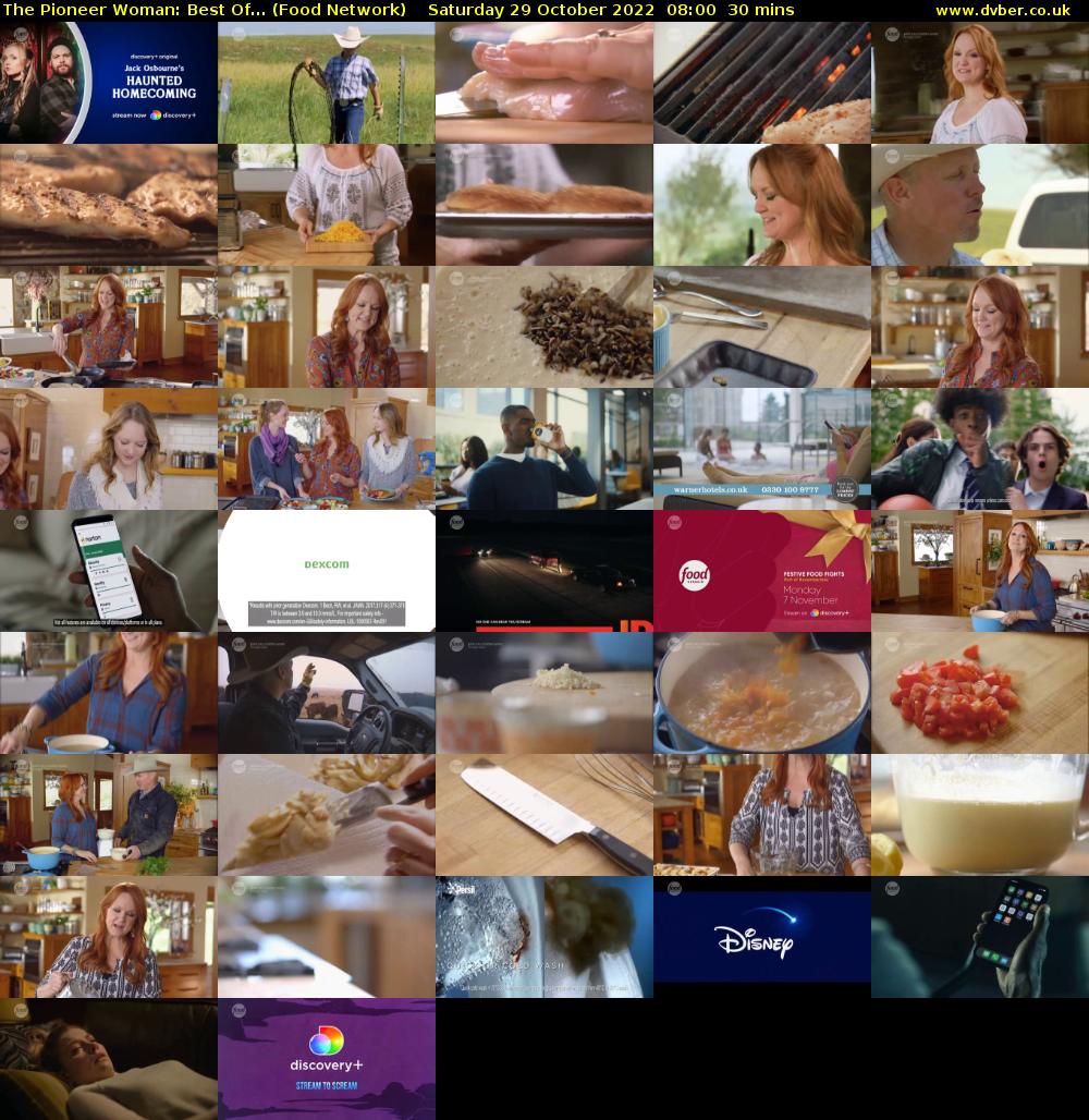 The Pioneer Woman: Best Of... (Food Network) Saturday 29 October 2022 08:00 - 08:30