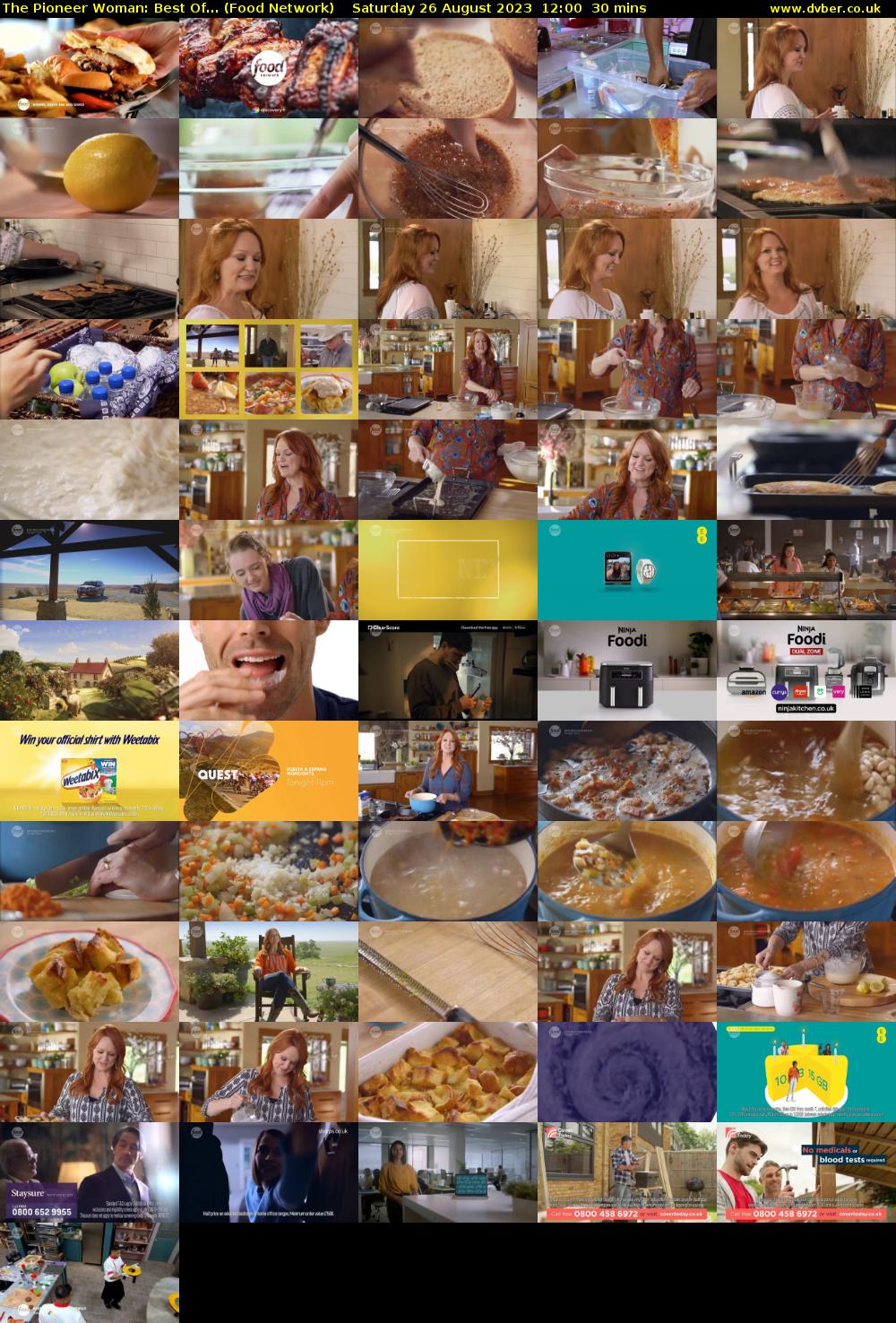 The Pioneer Woman: Best Of... (Food Network) Saturday 26 August 2023 12:00 - 12:30