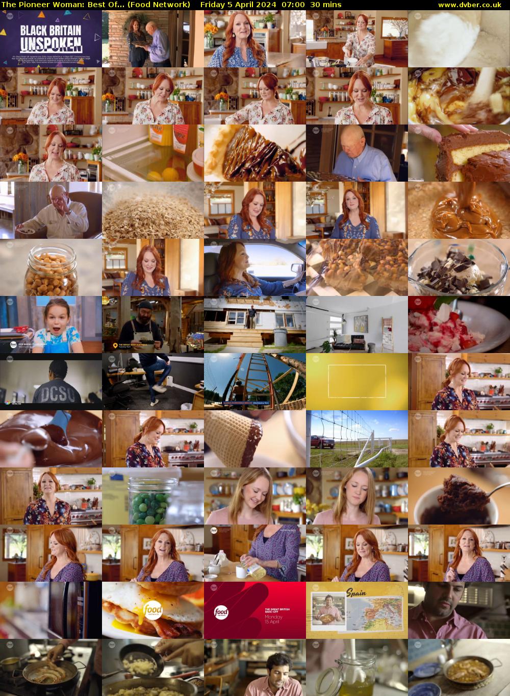 The Pioneer Woman: Best Of... (Food Network) Friday 5 April 2024 07:00 - 07:30