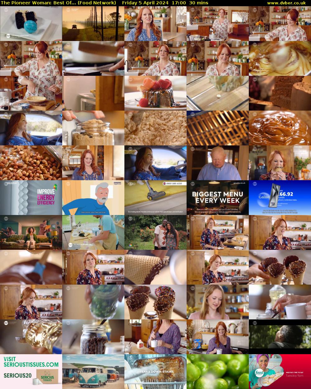 The Pioneer Woman: Best Of... (Food Network) Friday 5 April 2024 17:00 - 17:30