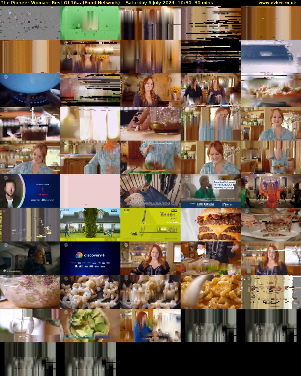 The Pioneer Woman: Best Of 16... (Food Network) Saturday 6 July 2024 10:30 - 11:00