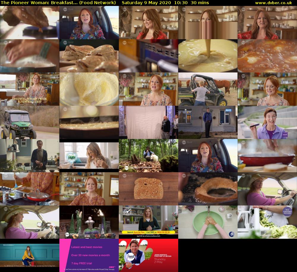 The Pioneer Woman: Breakfast... (Food Network) Saturday 9 May 2020 10:30 - 11:00