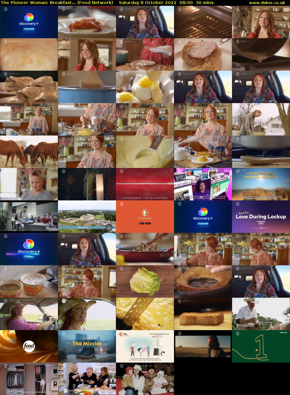 The Pioneer Woman: Breakfast... (Food Network) Saturday 8 October 2022 08:00 - 08:30