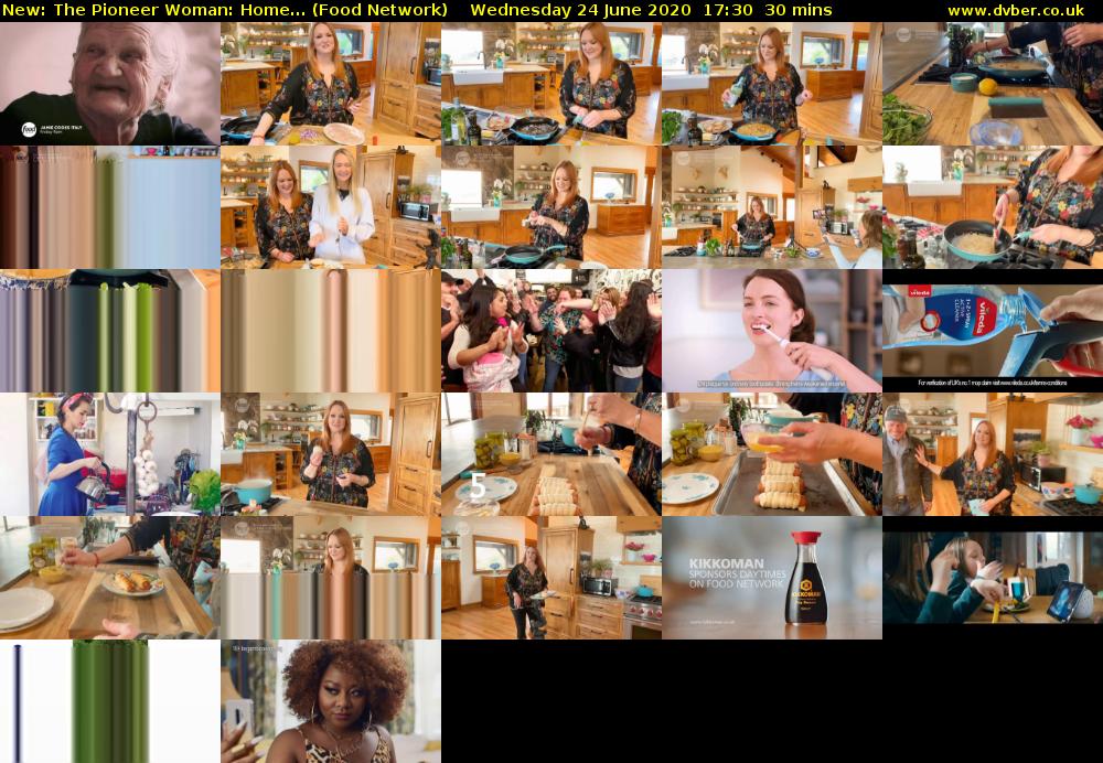 The Pioneer Woman: Home... (Food Network) Wednesday 24 June 2020 17:30 - 18:00