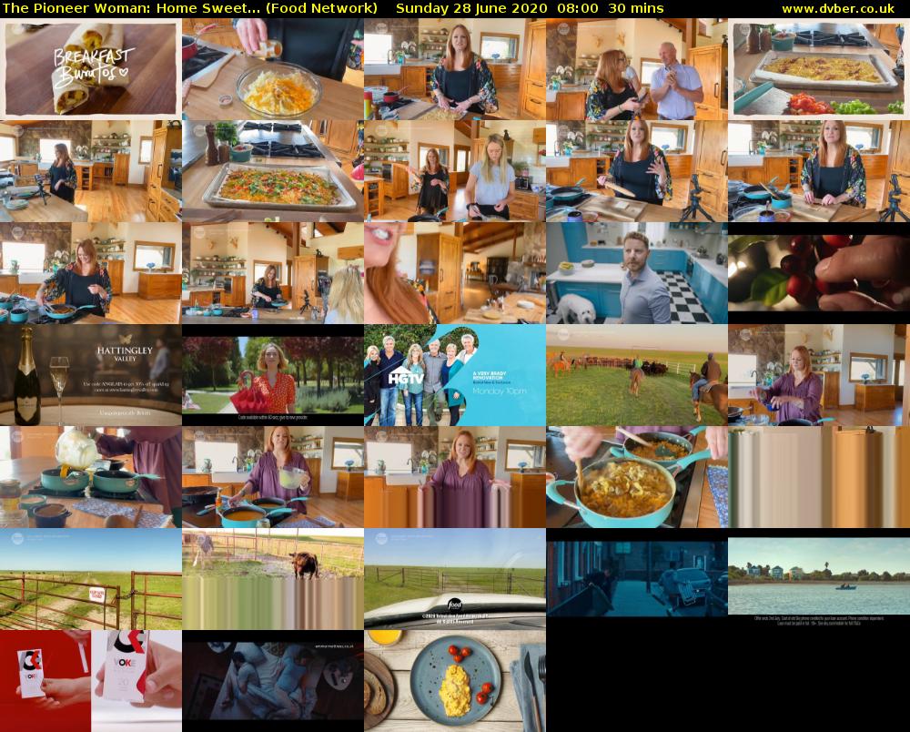 The Pioneer Woman: Home Sweet... (Food Network) Sunday 28 June 2020 08:00 - 08:30