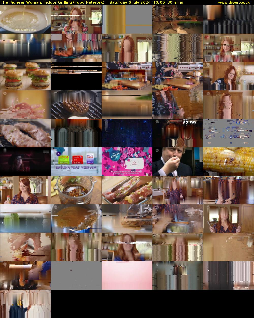 The Pioneer Woman: Indoor Grilling (Food Network) Saturday 6 July 2024 10:00 - 10:30