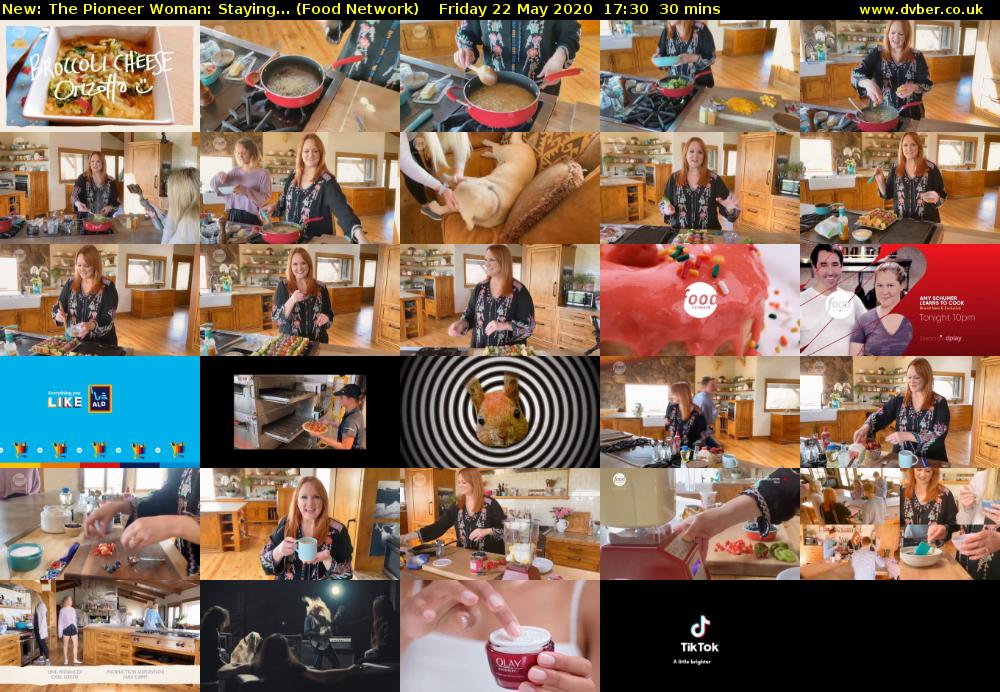 The Pioneer Woman: Staying... (Food Network) Friday 22 May 2020 17:30 - 18:00