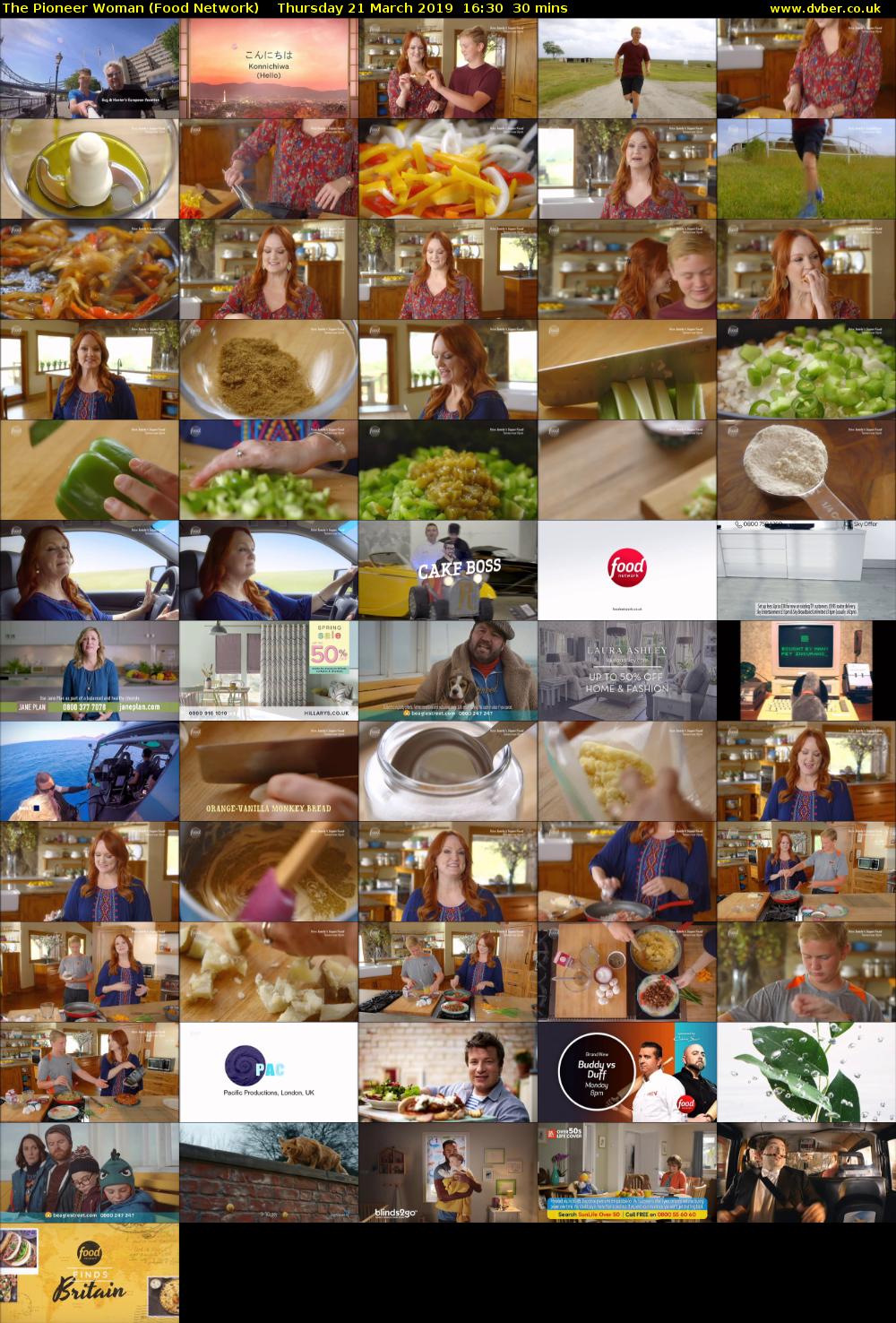 The Pioneer Woman (Food Network) Thursday 21 March 2019 16:30 - 17:00