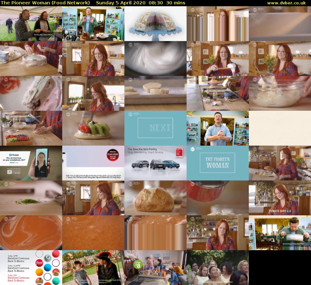 The Pioneer Woman (Food Network) Sunday 5 April 2020 08:30 - 09:00