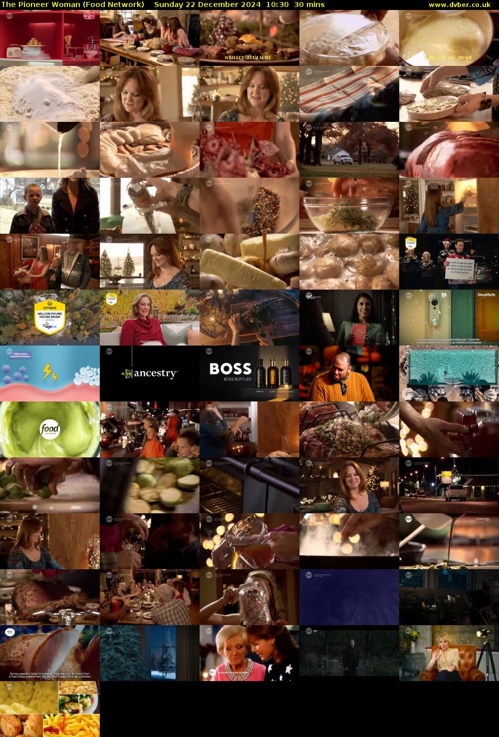 The Pioneer Woman (Food Network) Sunday 22 December 2024 10:30 - 11:00