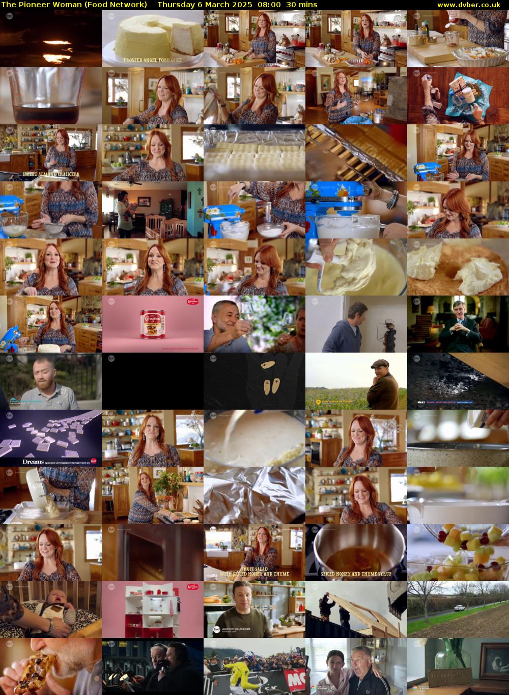 The Pioneer Woman (Food Network) Thursday 6 March 2025 08:00 - 08:30