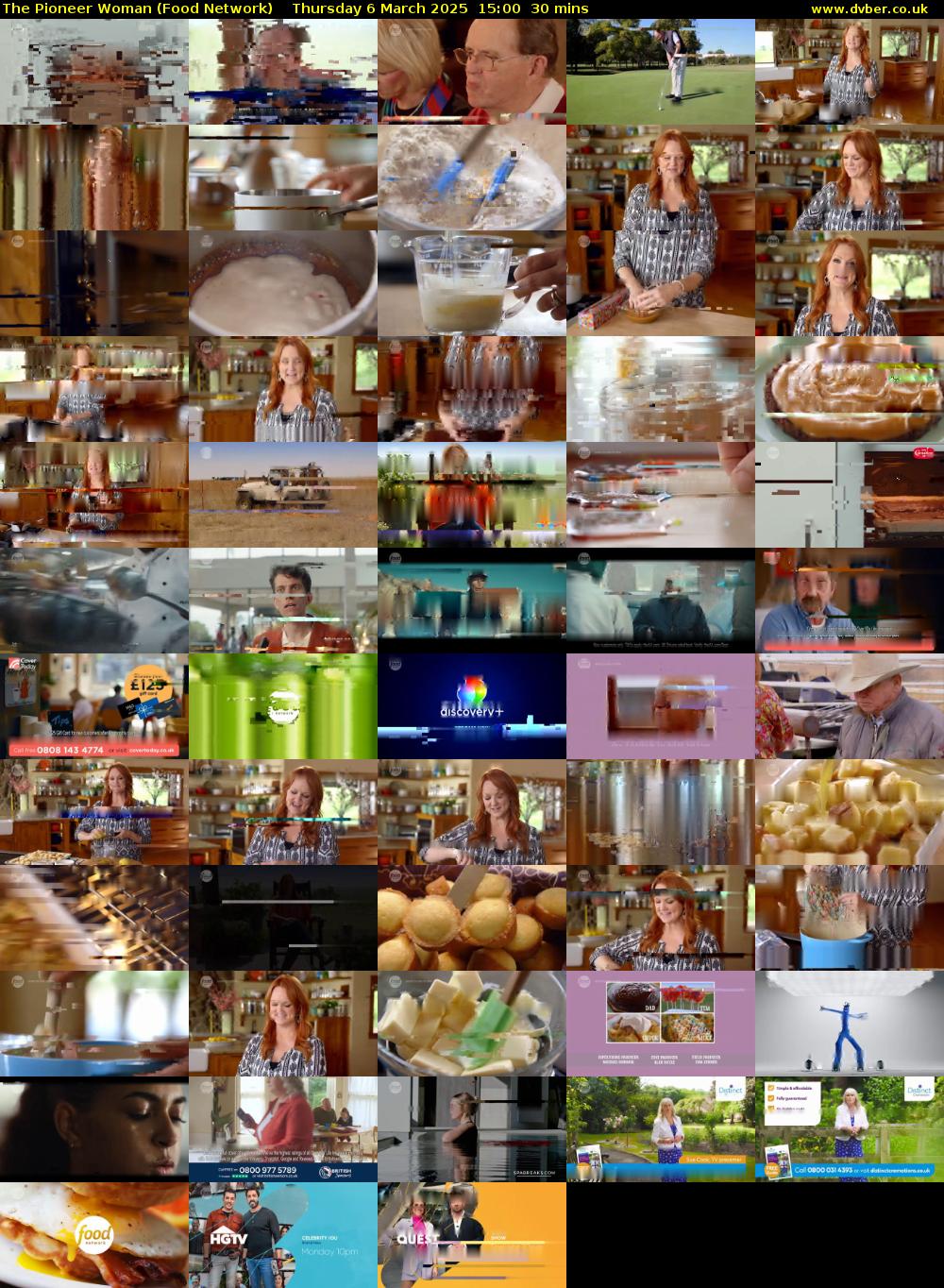 The Pioneer Woman (Food Network) Thursday 6 March 2025 15:00 - 15:30