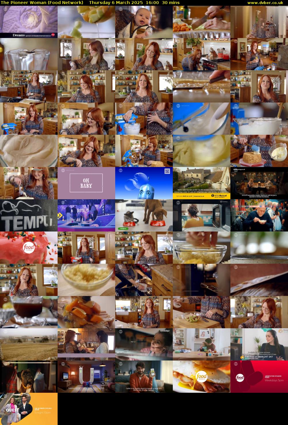 The Pioneer Woman (Food Network) Thursday 6 March 2025 16:00 - 16:30