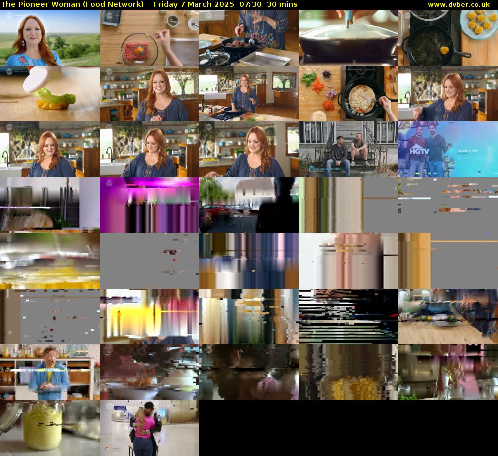 The Pioneer Woman (Food Network) Friday 7 March 2025 07:30 - 08:00