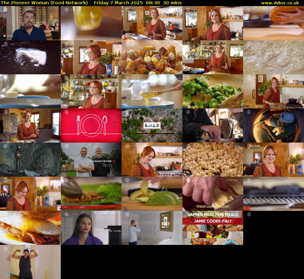 The Pioneer Woman (Food Network) Friday 7 March 2025 08:30 - 09:00